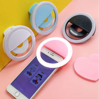 Portable Pocket Clip Light Charging Version Handheld Selfie Mini Light Phone Circular beauty Selfie