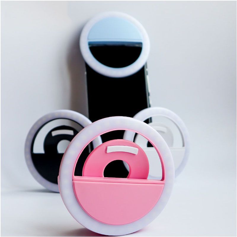 Portable Pocket Clip Light Charging Version Handheld Selfie Mini Light Phone Circular beauty Selfie